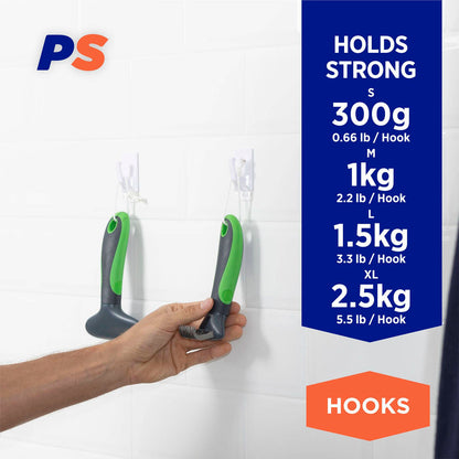Permastik Mixed Utility Hooks - 12 Pack