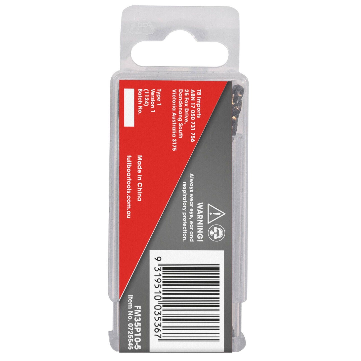 Full Boar Cobalt Drill Bit - 5mm - 10 Pack