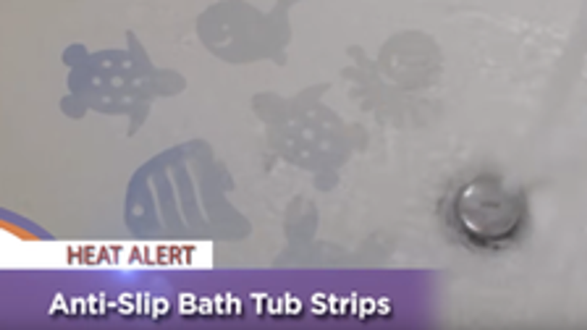 Dreambaby Child Safety Bath Strips - Non-Slip - PVC - Heat Sensing