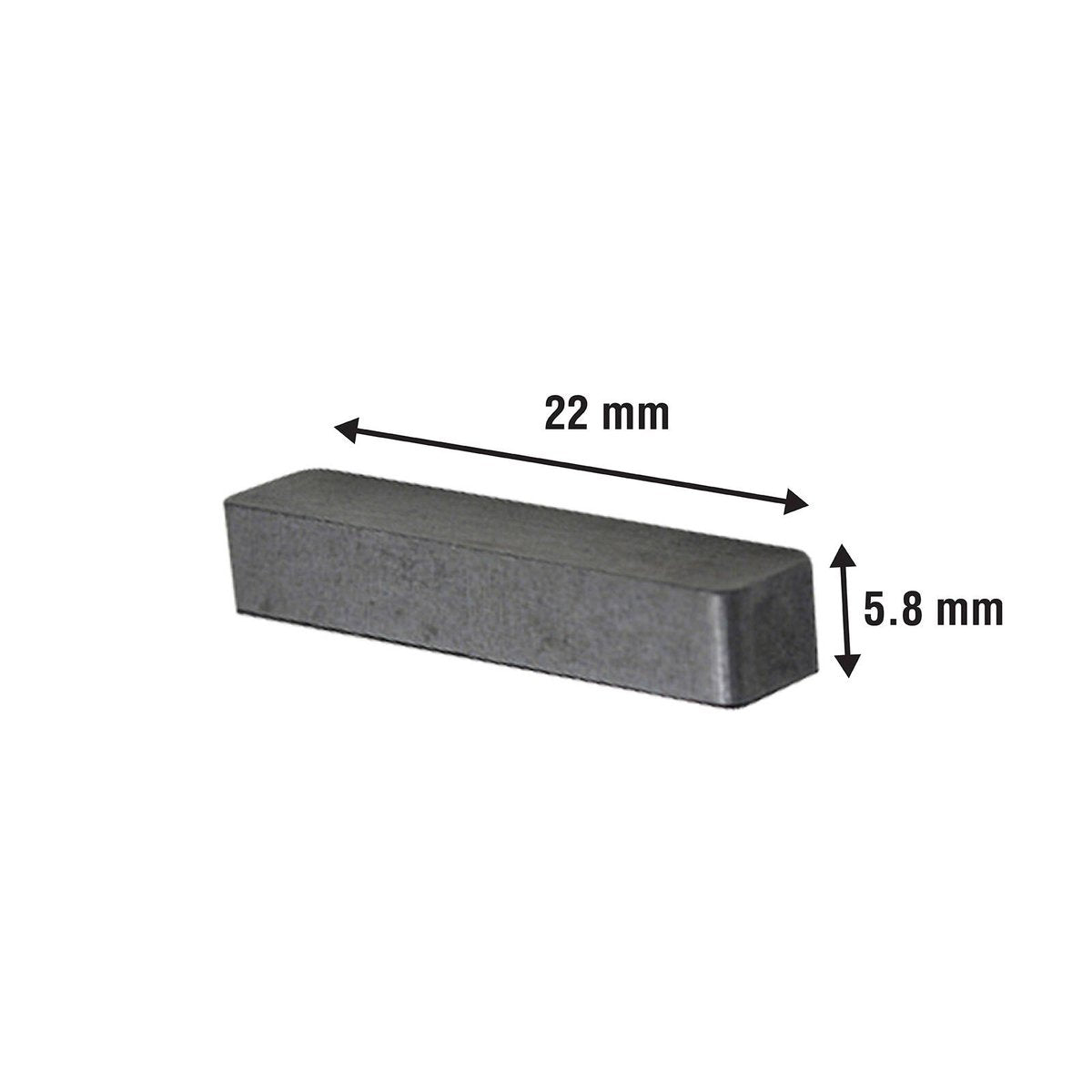 Everhang Ceramic Block Magnet 22mm 8 Pack Lightweight Strong