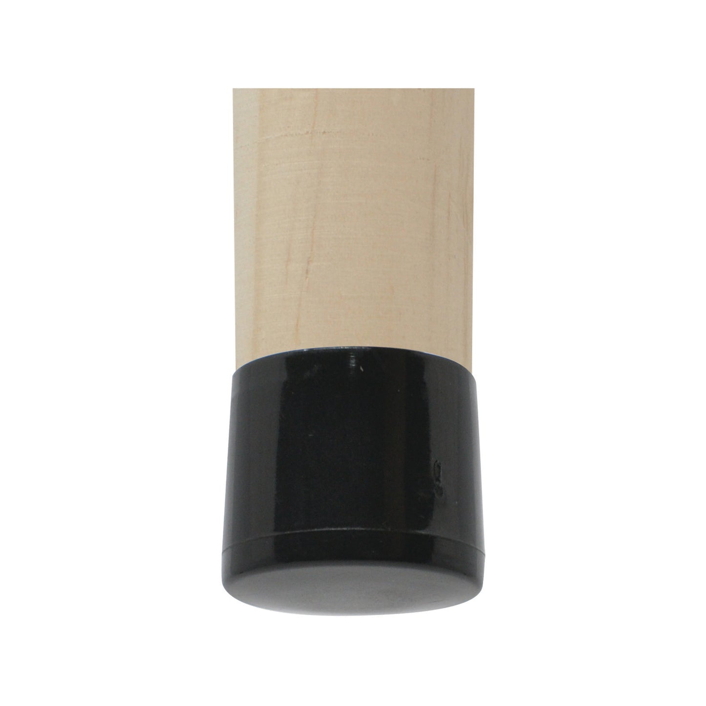 Surface Gard Black Round Plastic Chair Tips - 19mm - 4 Pack
