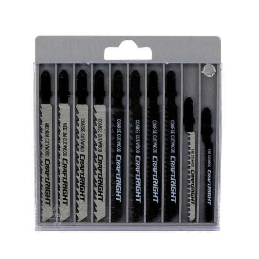 Craftright Jigsaw Blade Set - 10 Piece