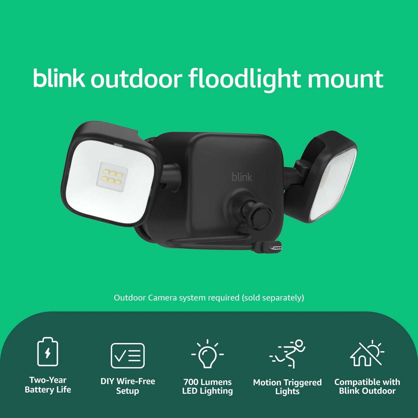 Blink Outdoor Floodlight Mount - 700 Lumens