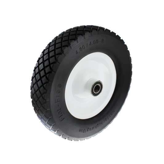 Easyroll Wheelbarrow Wheel - 400x8 - PU Foam/Steel - Puncture Proof
