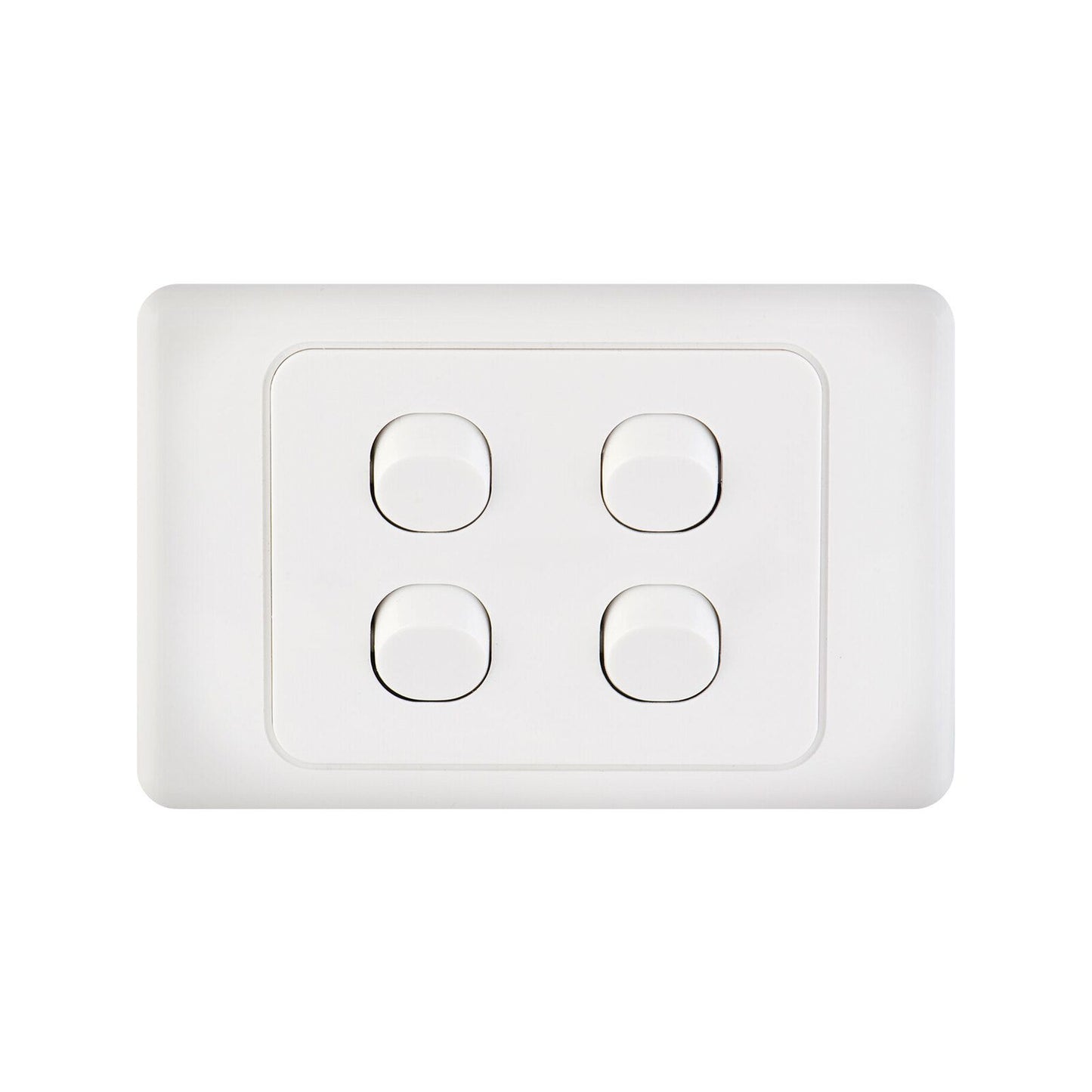 DETA White Quad Switch - 4 Gang