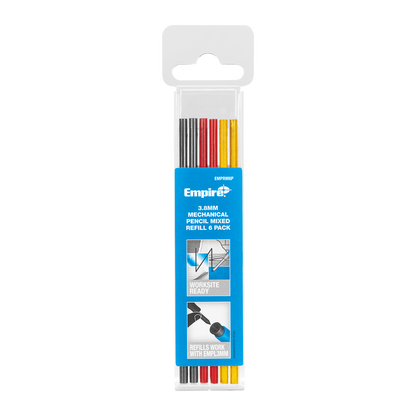 Empire Mechanical Pencil Mixed Refill - 8mm - 6 Pack