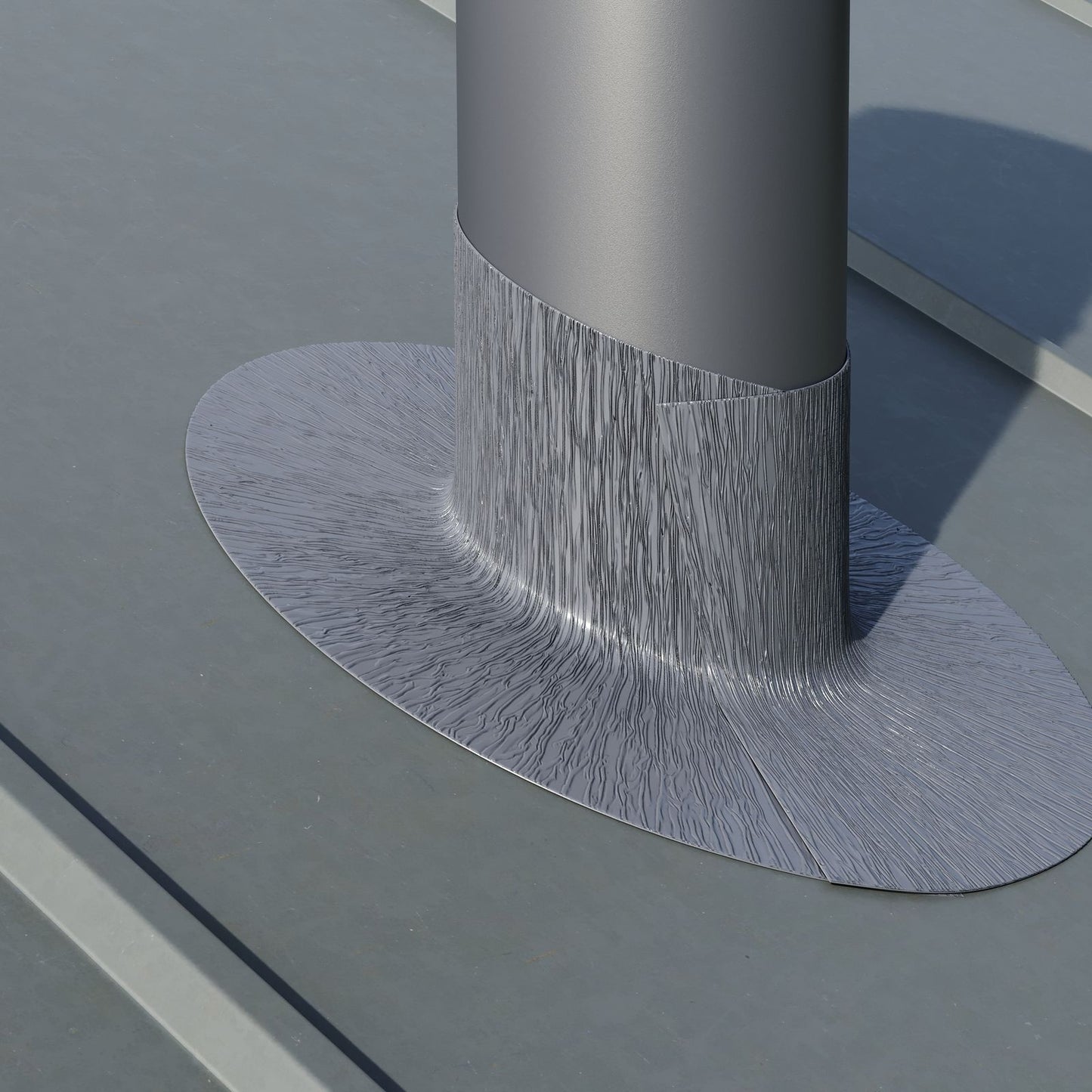 Smartform Lead Free Flashing - 300mm x 1m - Lead Grey