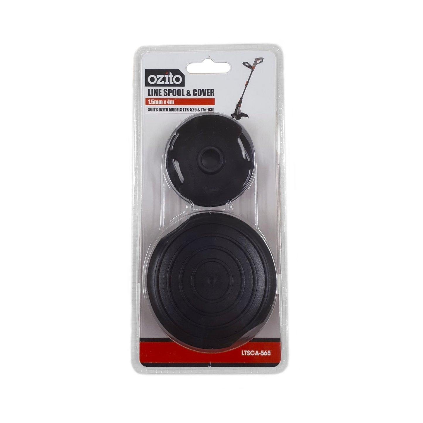 Ozito Line Spool and Cover - 1.5mm x 4m