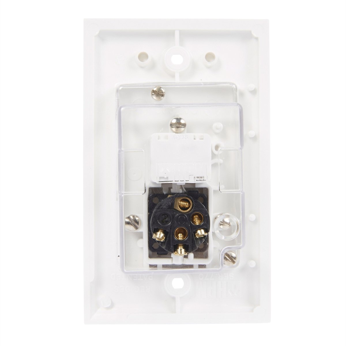 HPM Ceiling Switch Cord Pull - White - 114mm ABS - Easy Access