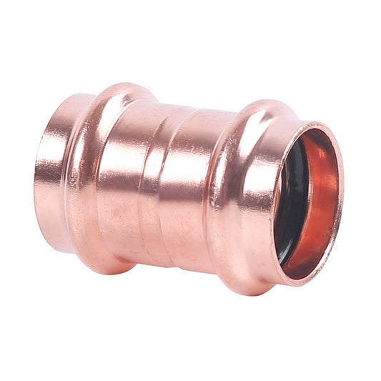 SmarteX-PRESS Straight Coupling - 15mm - Copper