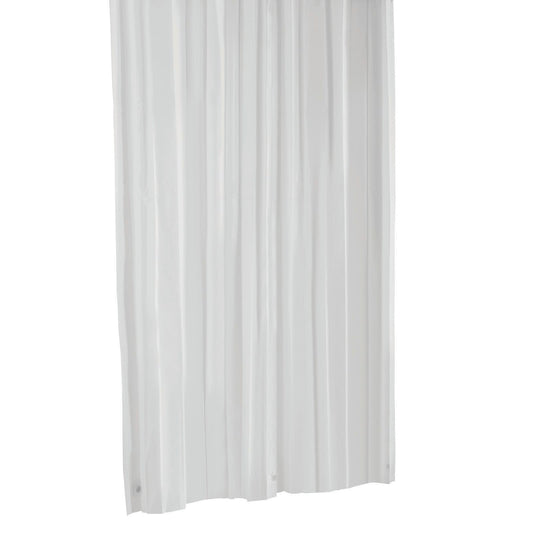 Barelli Peva Shower Curtain 180 x 180cm White 12 Rings