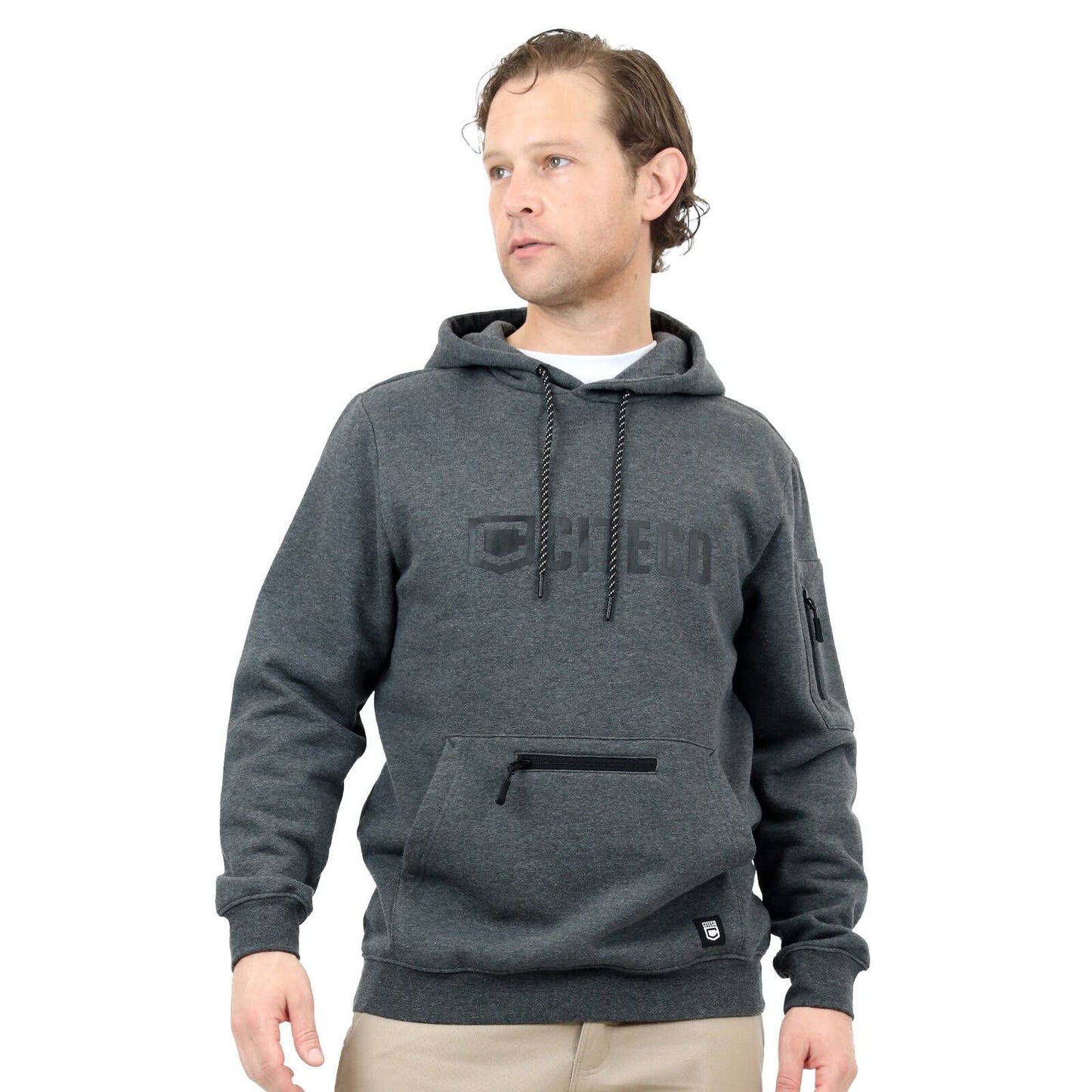 Citeco Charcoal Marle Hoodie - Small