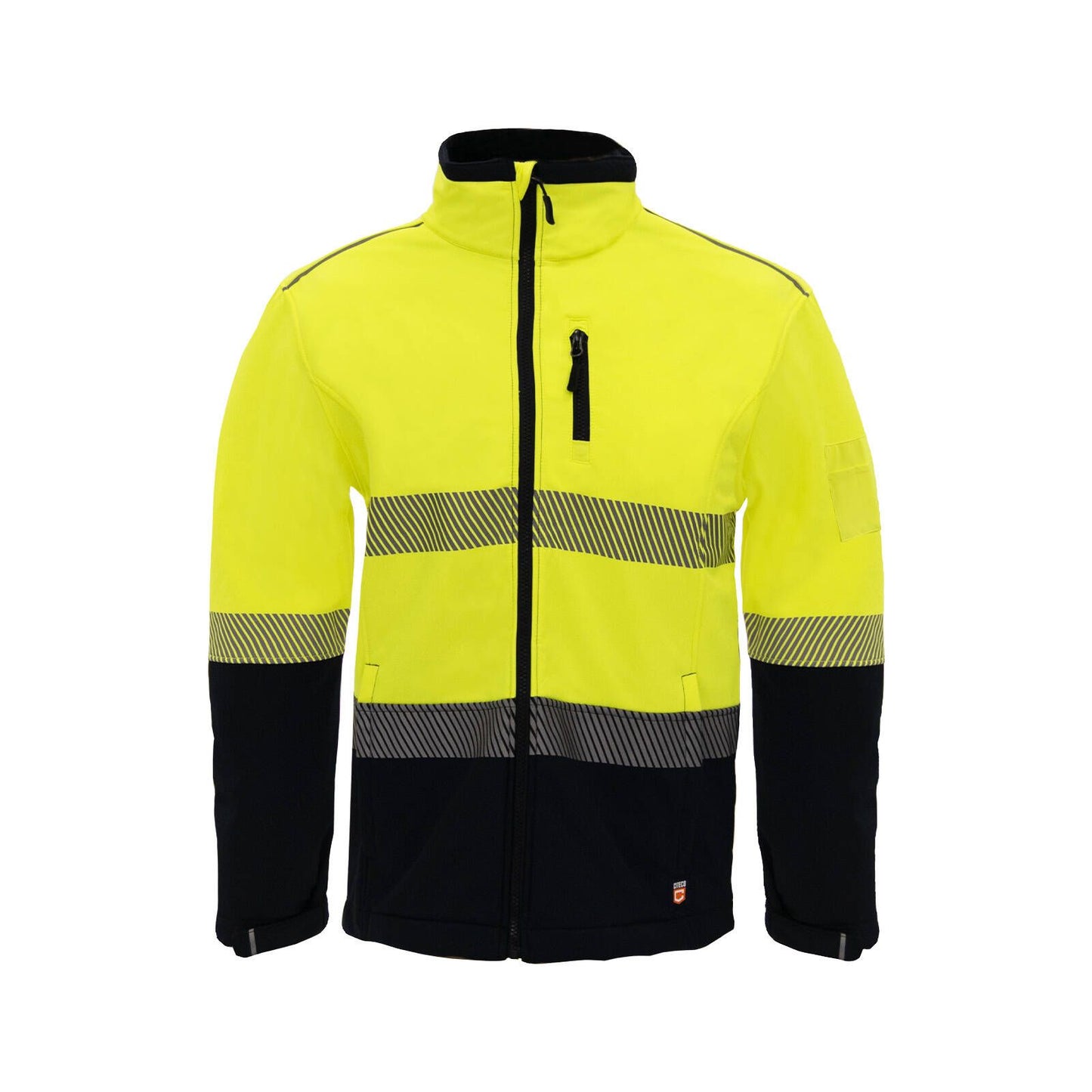 Citeco Yellow Hi Vis Soft Shell Jacket - Medium