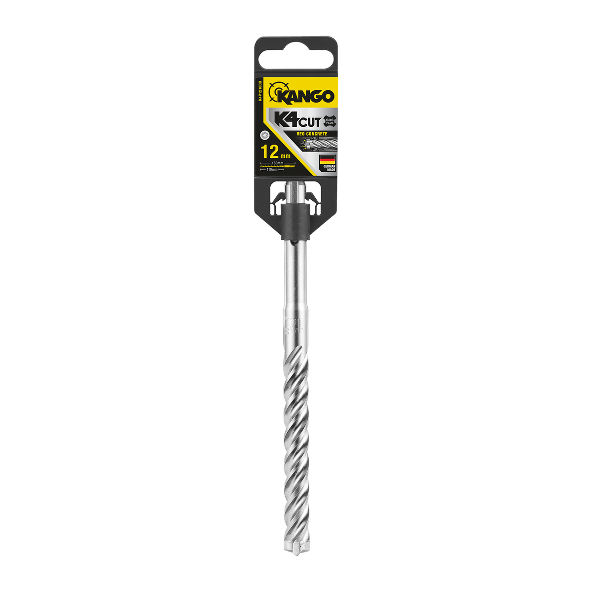 Kango SDS Plus Drill Bit - 12mm x 160mm - Steel - Low Vibration Performance