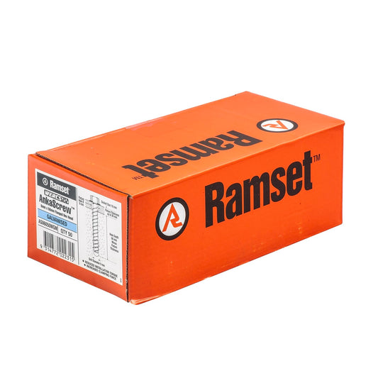 Ramset AnkaScrew Galvanised - 6 x 50mm - 50 Pack