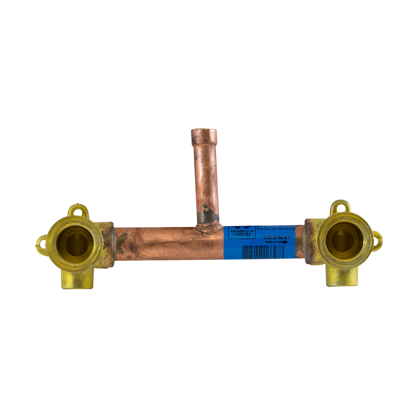 Brasshards Right Angle Shower Assembly - 15mm x 75mm