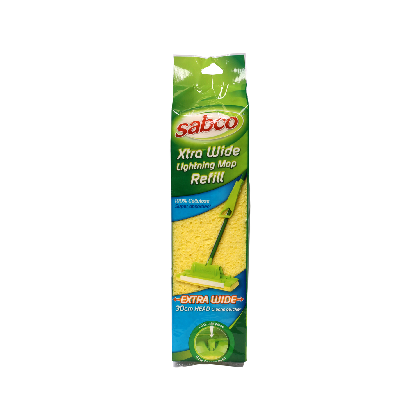 Sabco Xtra Wide Lightning Mop Refill - Extra Wide - 30cm Head