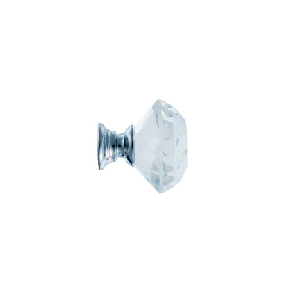 Taskmaster Crystal Cabinet Knob - 30mm - 2 Pack