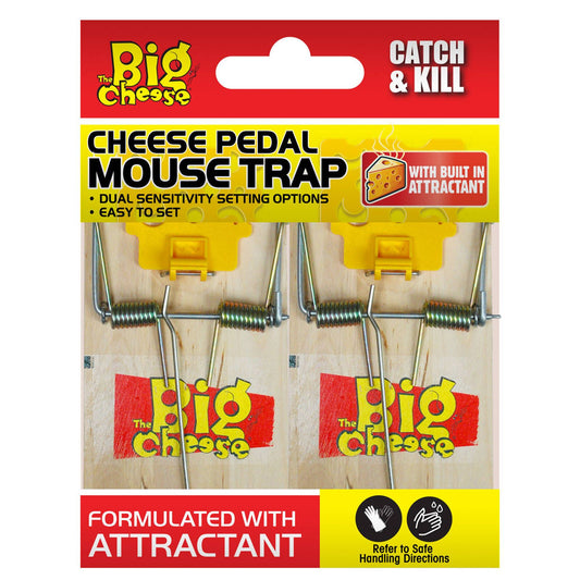 The Big Cheese Cheese Pedal Mouse Trap - 2 Pack