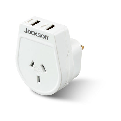 Jackson Outbound Slim Travel Adaptor - UK & HK