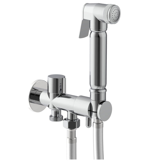 Evekare Chrome Bidet Spray Kit with Diverter Holder - 1.2m