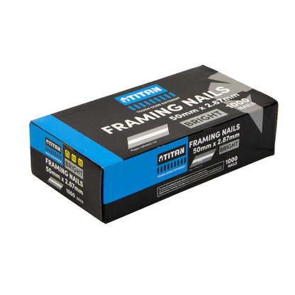 Titan Collated Framing Nails - 50mm - 1000 Pack