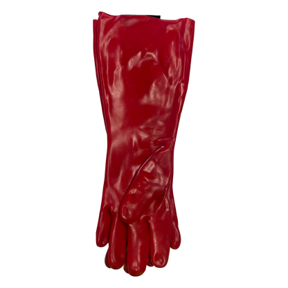 Craftright Long Red PVC Gloves - 45cm