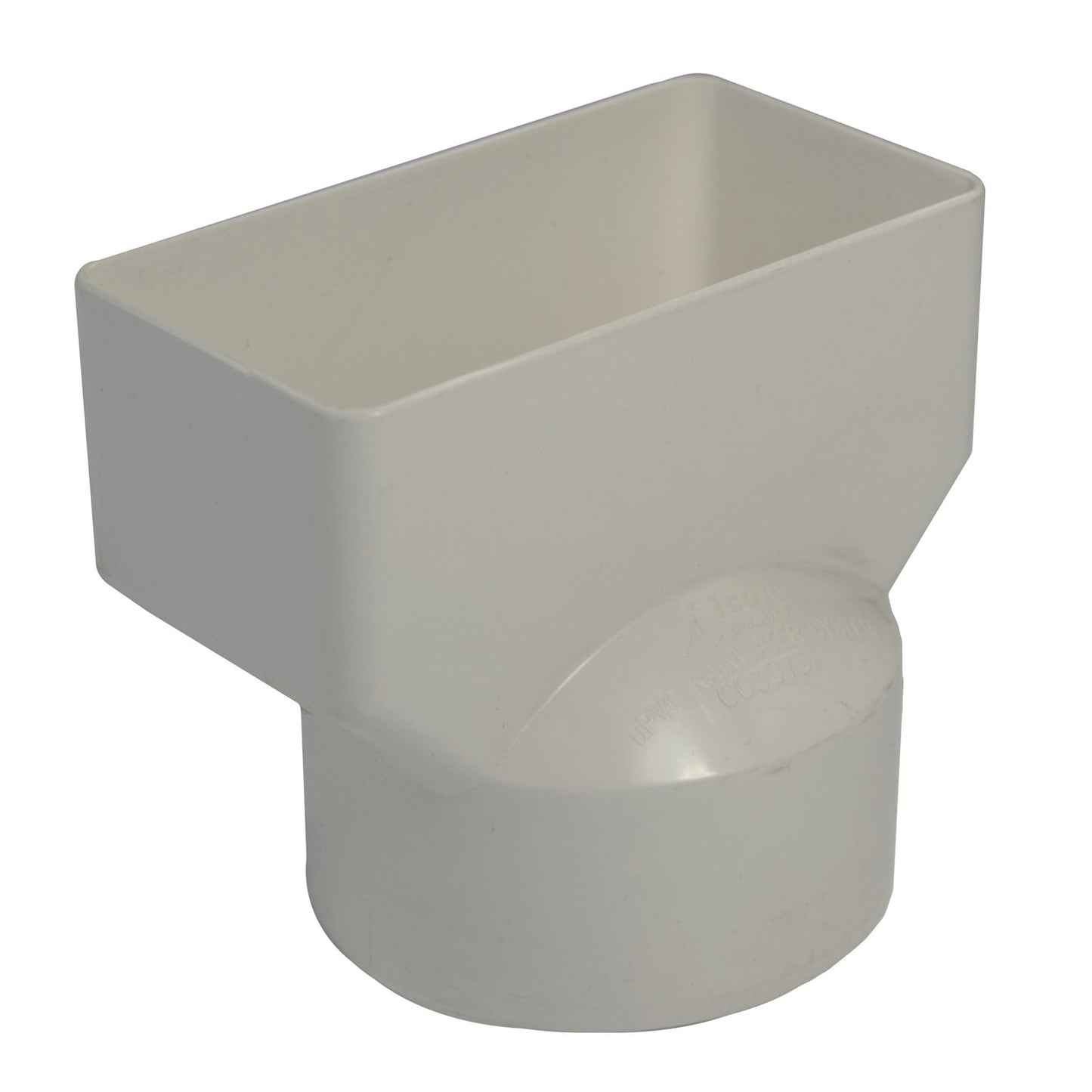 Icon Plastics PVC Adaptor - 100x50mm to 90mm