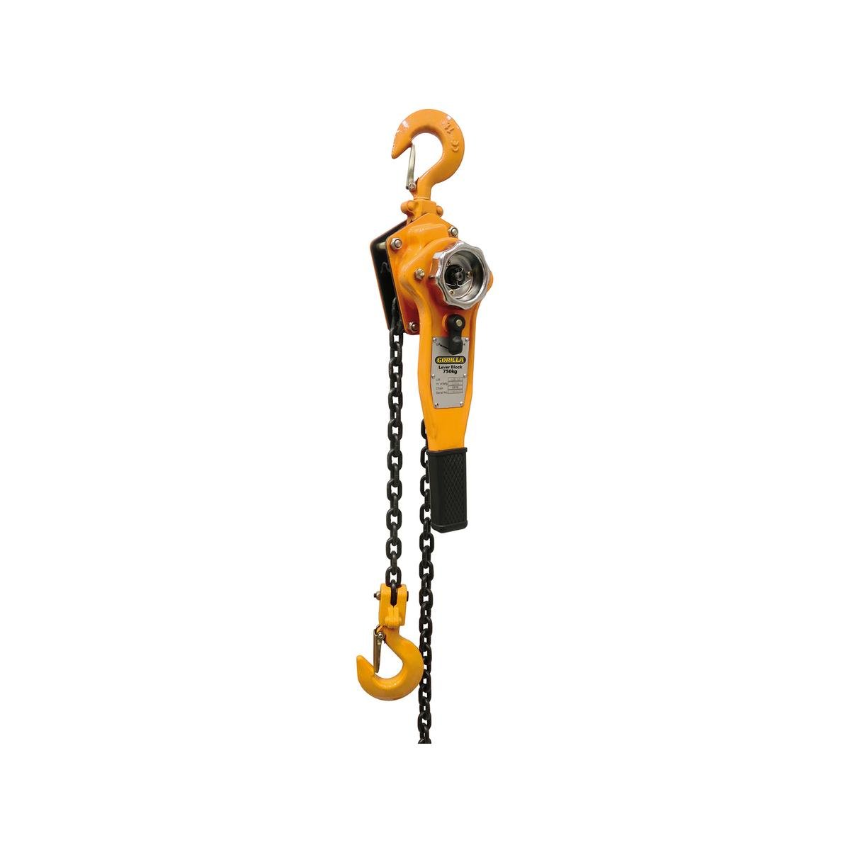 Gorilla Lever Block - 750kg - Steel - 1.5m Lift
