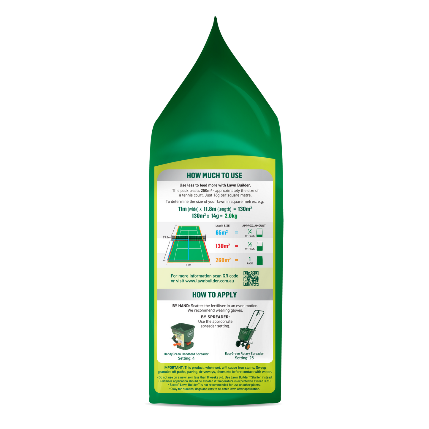 Scotts Lawn Builder Lawn Fertiliser - 4kg