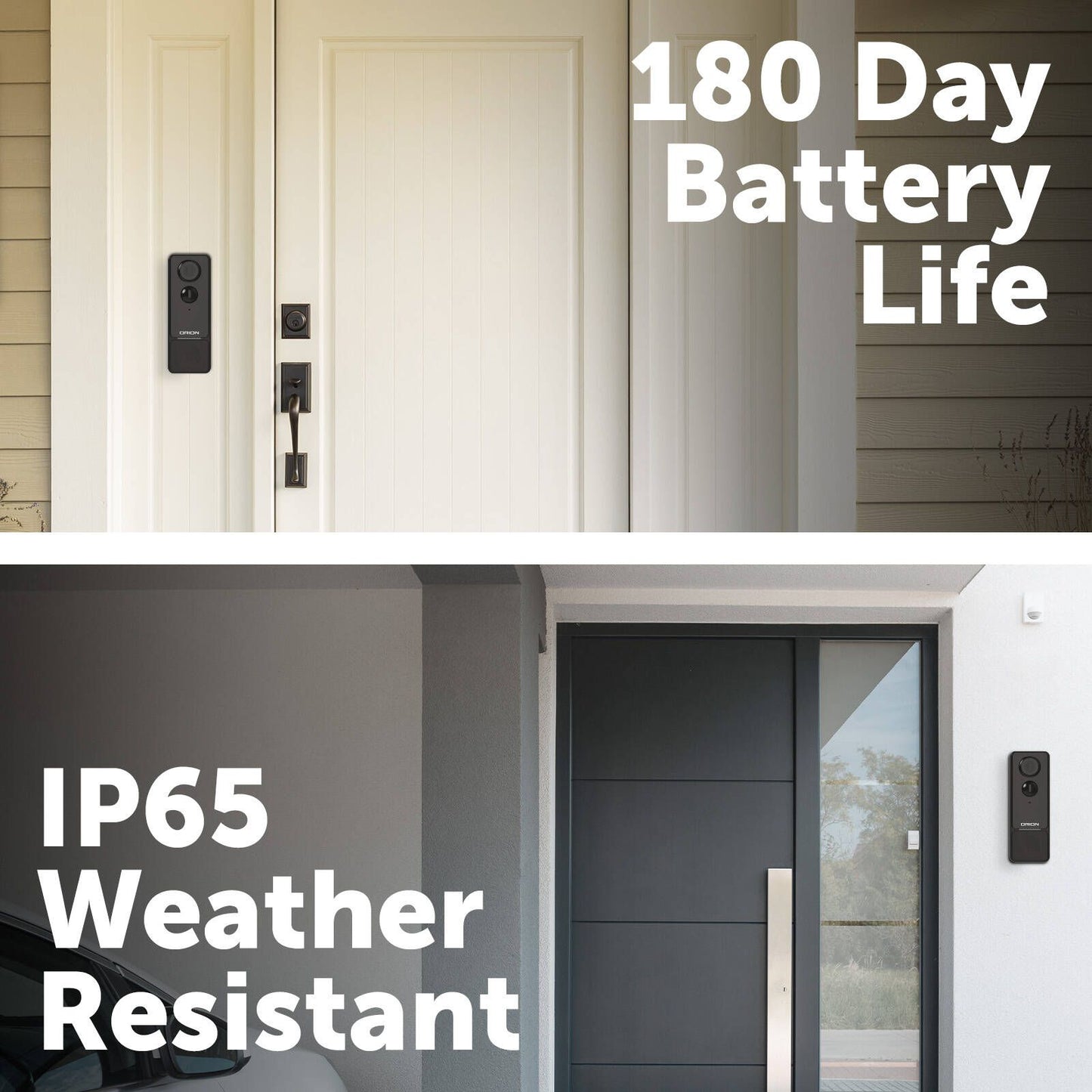 Orion Grid Connect Smart Rechargeable Video Doorbell Camera - 2K