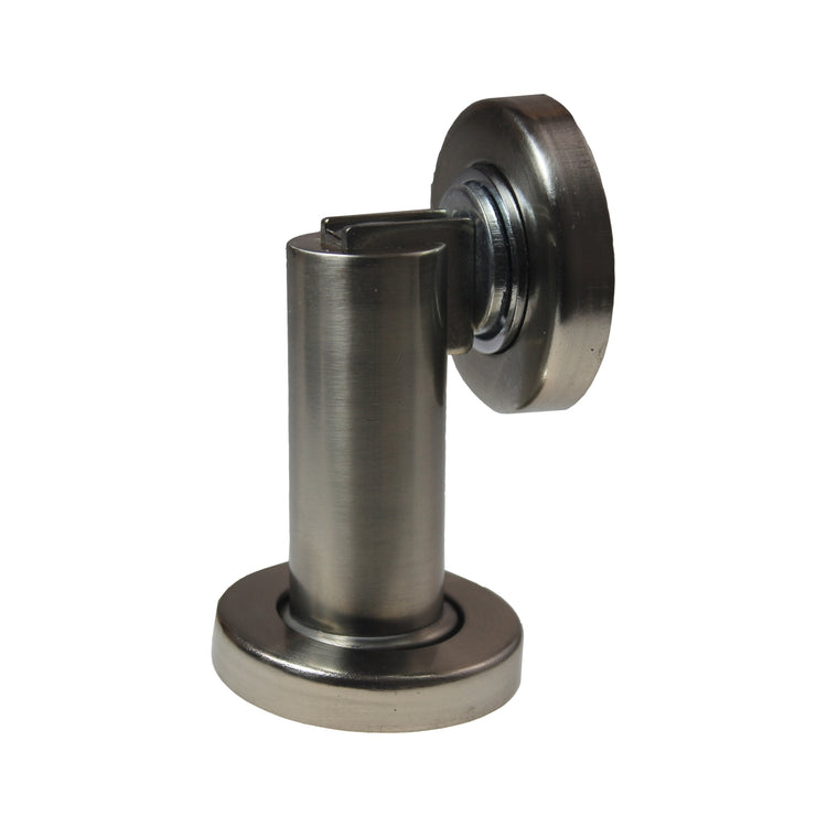 Adoored Satin Chrome Cylinder Magnetic Door Stop Satin Chrome