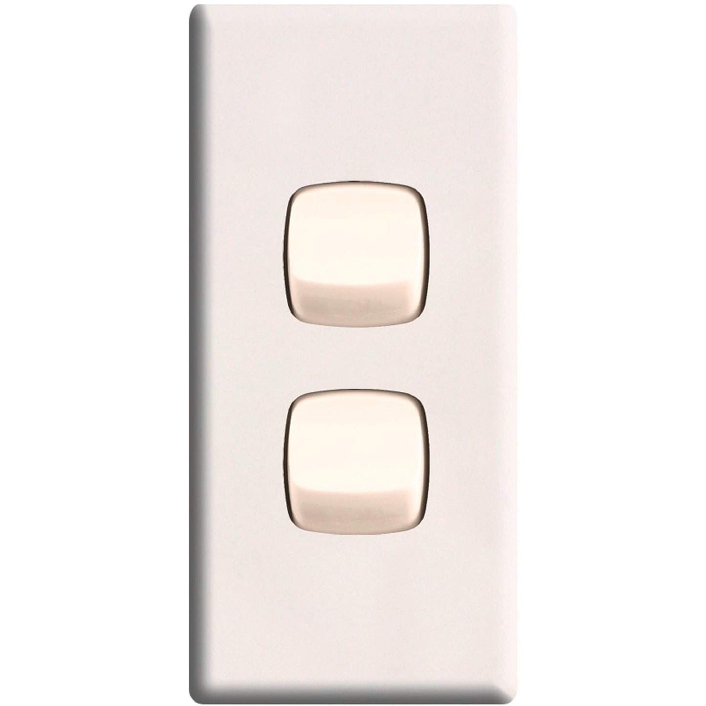 HPM 2 Gang Architrave Switch - 4mm