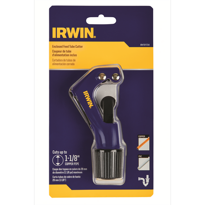 Irwin Enclosed Feed Tube Cutter - 28mm - Copper Brass PVC - Durable