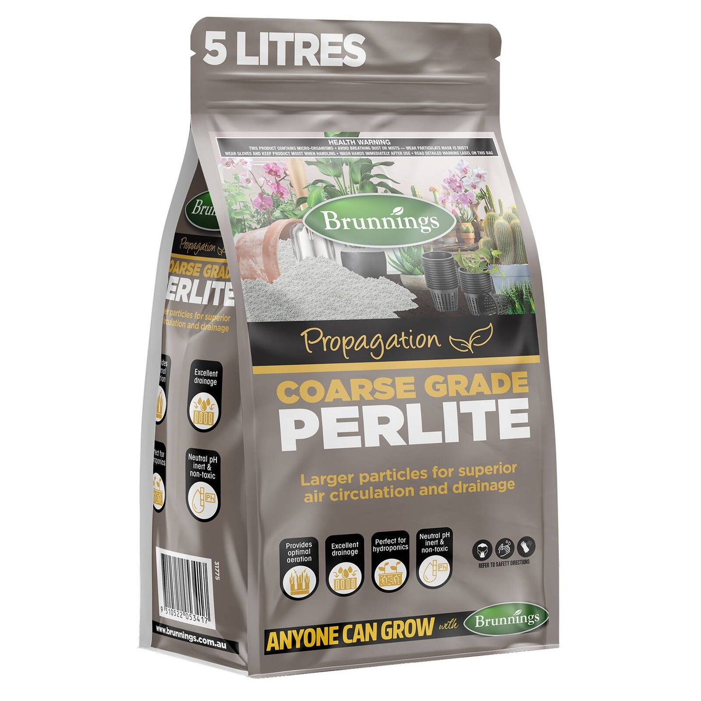 Brunnings Coarse Grade Perlite - 5L