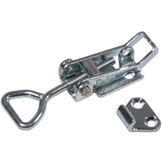Goliath Steel Over Centre Fastener With Keeper - 120mm Zinc Plated
