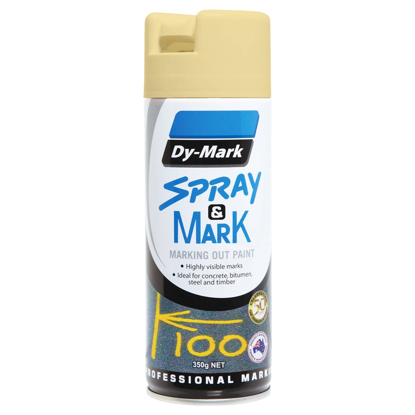 Dy-Mark Spray Mark Cream Spray Paint - 350g