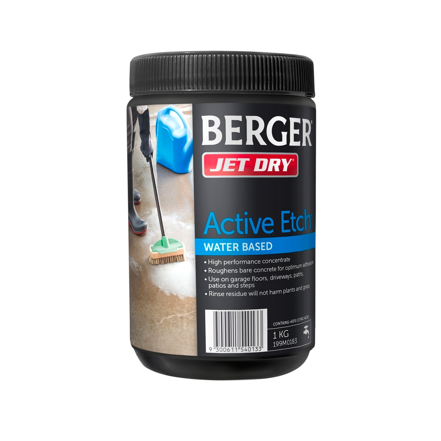 Berger Jet Dry Active Etch - 1kg