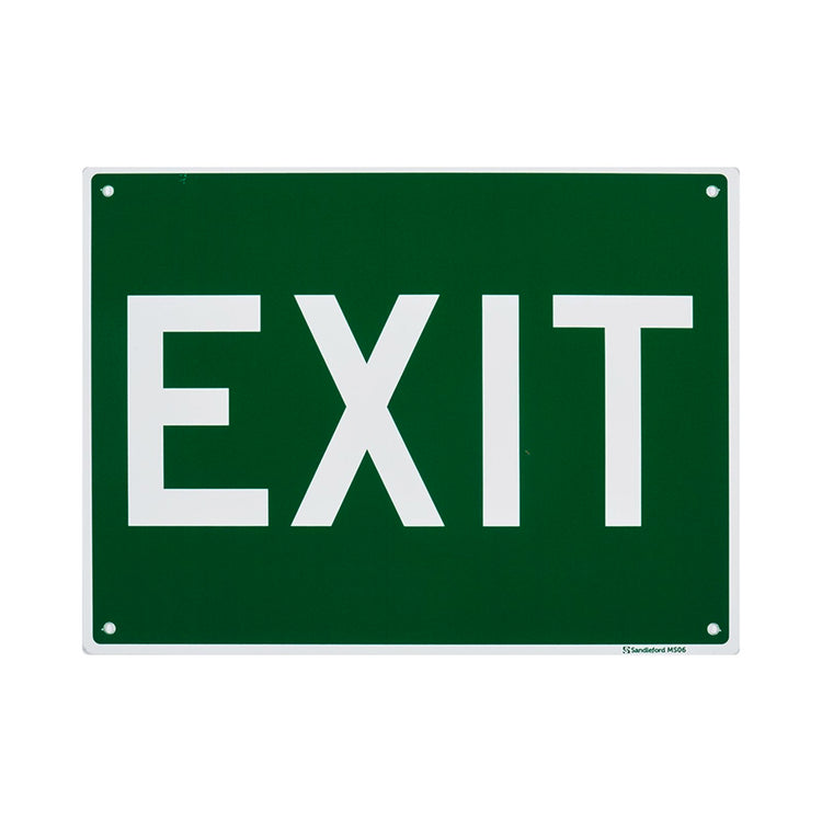 Sandleford Exit Sign - 300 x 200mm