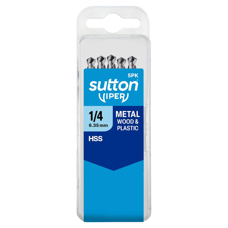 Sutton Tools 1 4 Viper Imperial Drill Bit 5pack