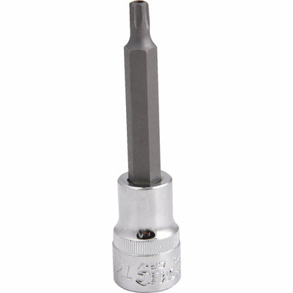 Kincrome Tamperproof Torx Bit Socket T40 100mm Chrome Vanadium Steel