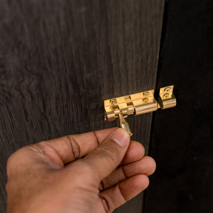Taskmaster Barrel Bolt - 38mm - Polished Brass