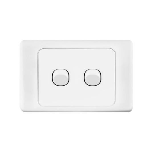 Deta Double Pole Double Switch - 75mm x 40mm x 115mm