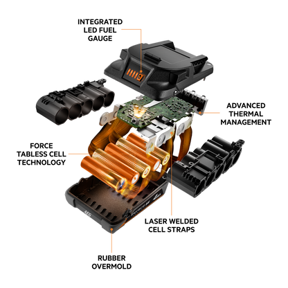 AEG FORCE Tabless Battery - 18V - 4Ah - 655g