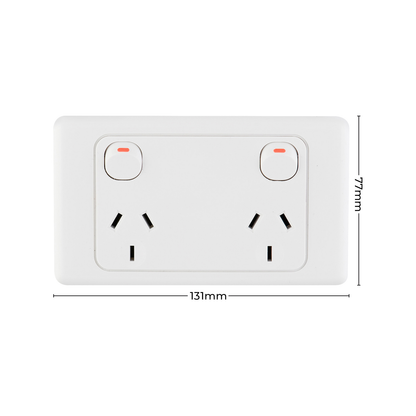 Deta Wide Spaced Double Power Point - 10A