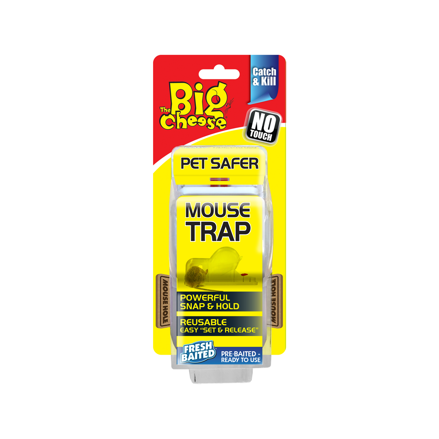 The Big Cheese Pet Safer Mouse Trap - 95 x 23 x 75mm