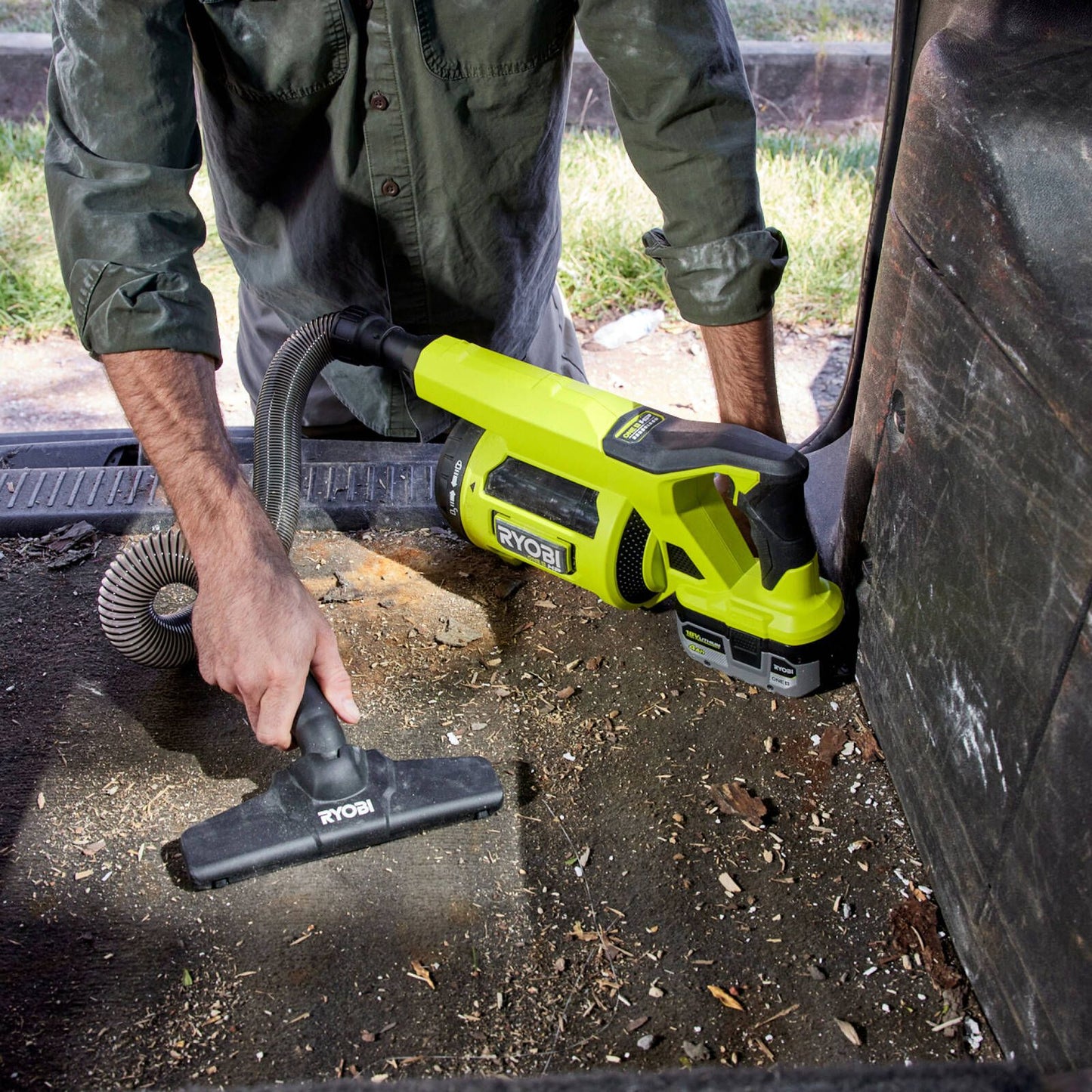 Ryobi HP Brushless Hand Vacuum - 18V ONE+ - 1000ml - Tool Only