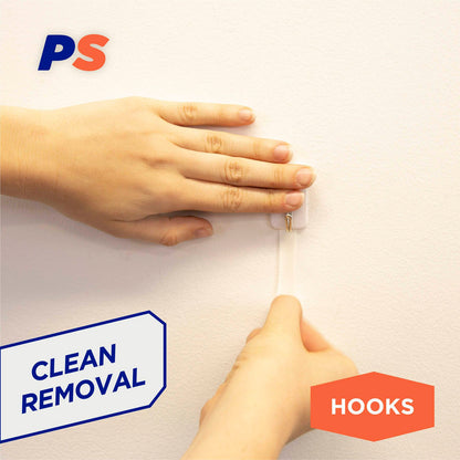 Permastik Small Kitchen Hooks - Holds 500g - 9 Pack