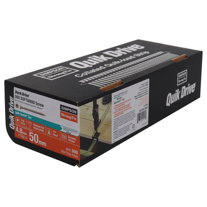 Simpson Strong Tie Quikguard Collated Decking Screw - 10g x 50mm - 500 Pack