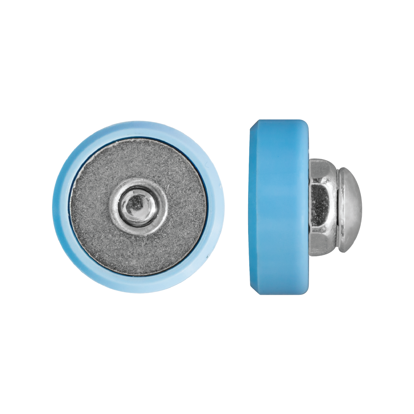 Rolltrak Acetal Flat Roller with Screw - 19mm - 8kg